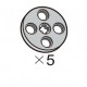 Kladka křížová-L (SPO-4PC(GR)) 5ks